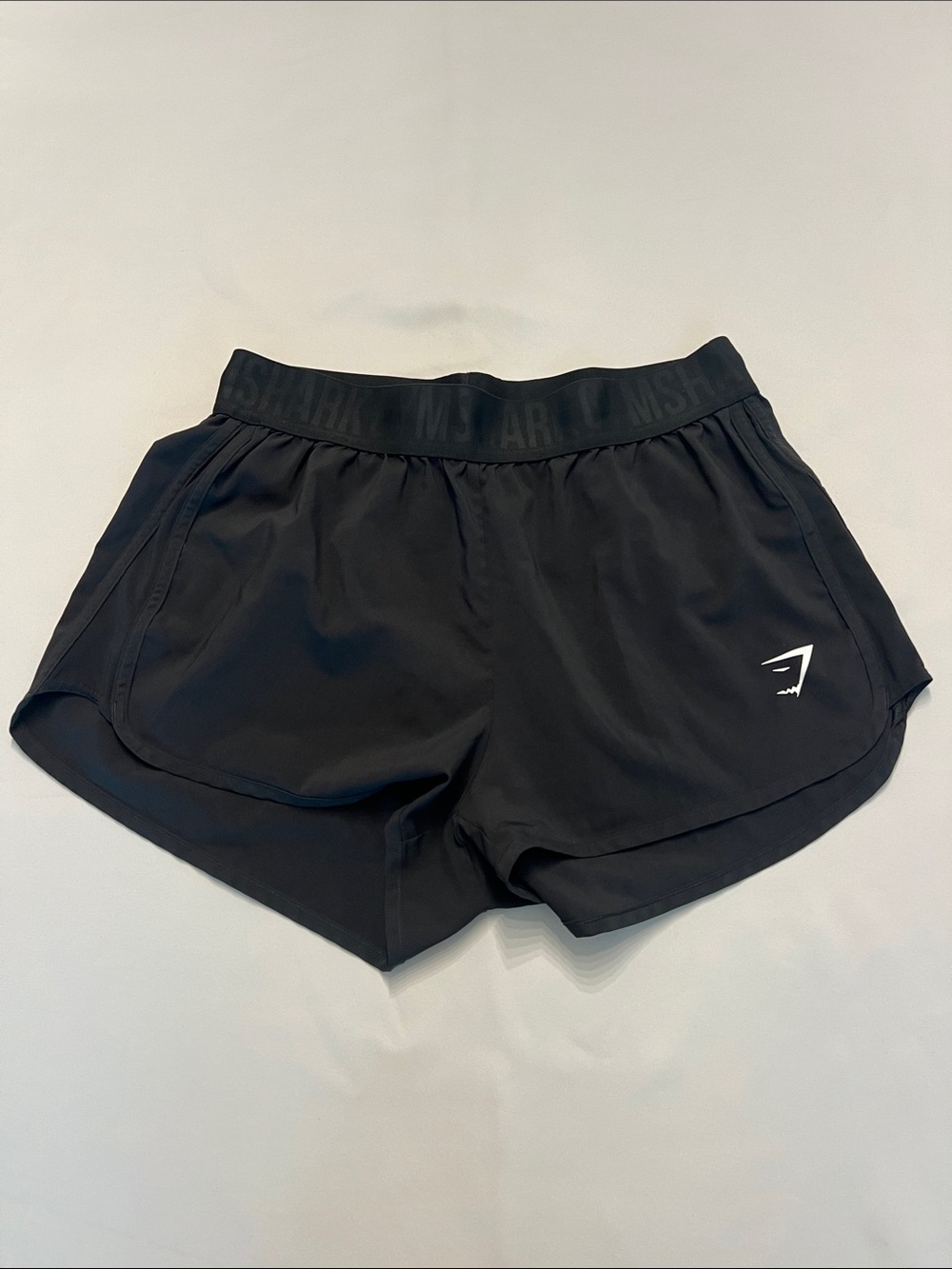 Gymshark Black Women's Athletic Running Shorts 2 inch inseam Size Medium
